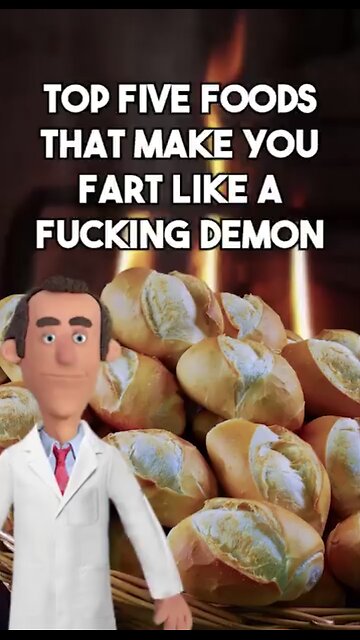Dr Pickles ~ Top 5 foods that make you fart like a demon! Follow for MORE!!