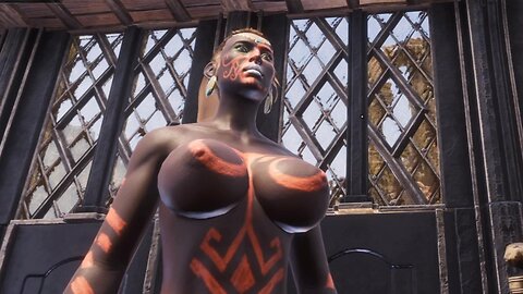 Conan Exiles calling in the purge busty boobs breast expansion huge tits