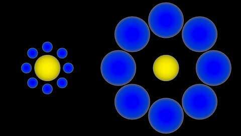 Making optical illusions in Blender N°15: Ebbinghaus Illusion