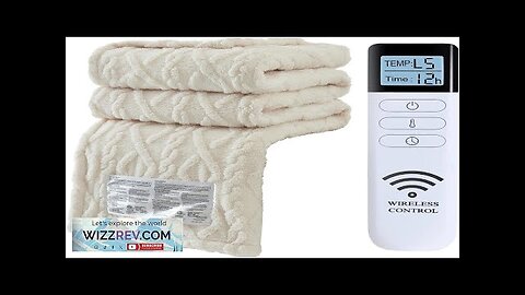 Heated Blanket Electric Blanket Heating Blanket with Wireless Remote Controller 5 Review