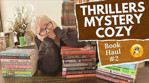 Mystery, Thriller, Horror and a bit of Cozy 💀😱🕷️🔪⛓️🖤🥀🩸 | BOOK HAUL