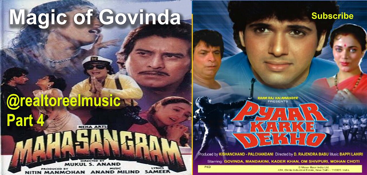 Magic of Govinda: Iconic Hits, to Relive the Golden Era Part 4 #Maha-Sangram #PyaarKarkeDekho