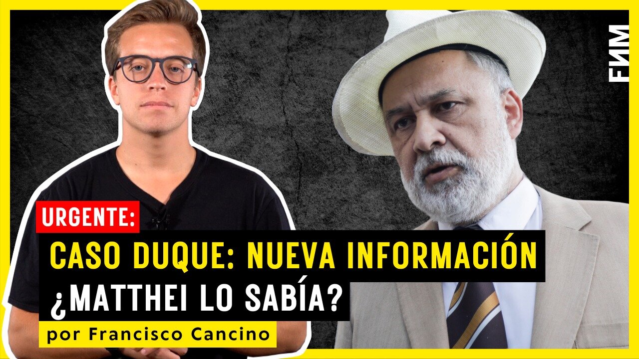 Caso Duque: NUEVA información... ¿Matthei SABÍA? l Francisco Cancino en FNM #Duque #Matthei #FNM