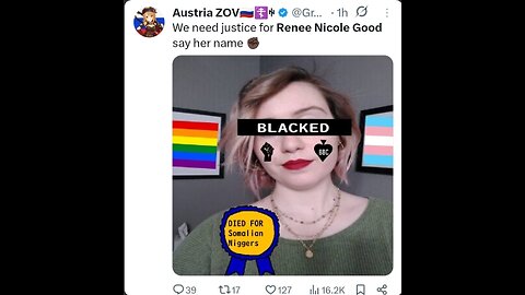 If Renee Nicole Good (1989-2026) was a Black Man.. Yes, I'm going there.