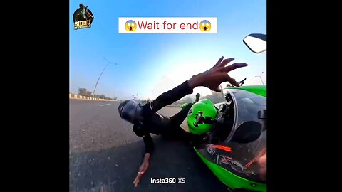 Ninja ZX-6R High-Speed Crash | Heart-Stopping Moment