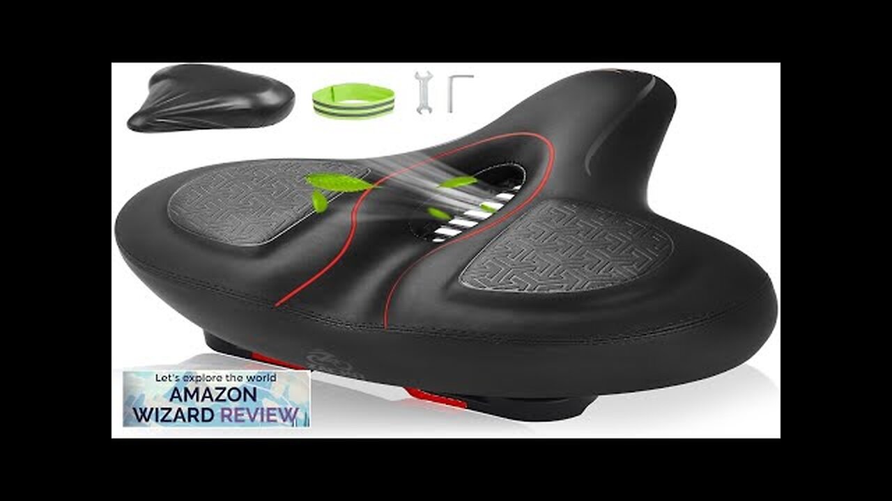 Zacro Oversized Bike Seat Comfort Bike Seat Cushion for Peloton Bike/Bike+ Wide Review