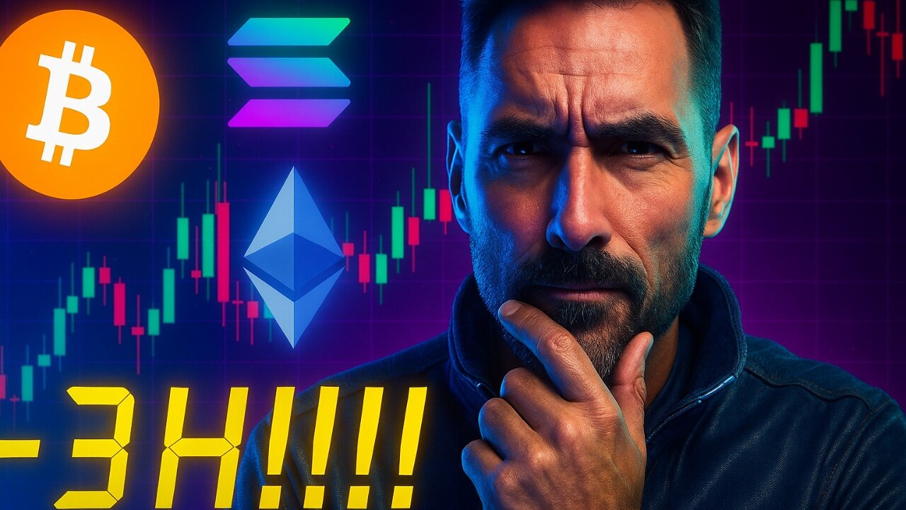 -3H! PREPARADO? ANÁLISIS DE PRECIOS BTC, ETH, SOL