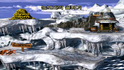 DONKEY KONG COUNTRY 1® / ACT #4. Gorilla Glacier / A4#1. Snow Barrel Blast
