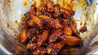 Hot Honey Peach Wings Recipe | Sweet, Spicy, Ultra‑Crispy