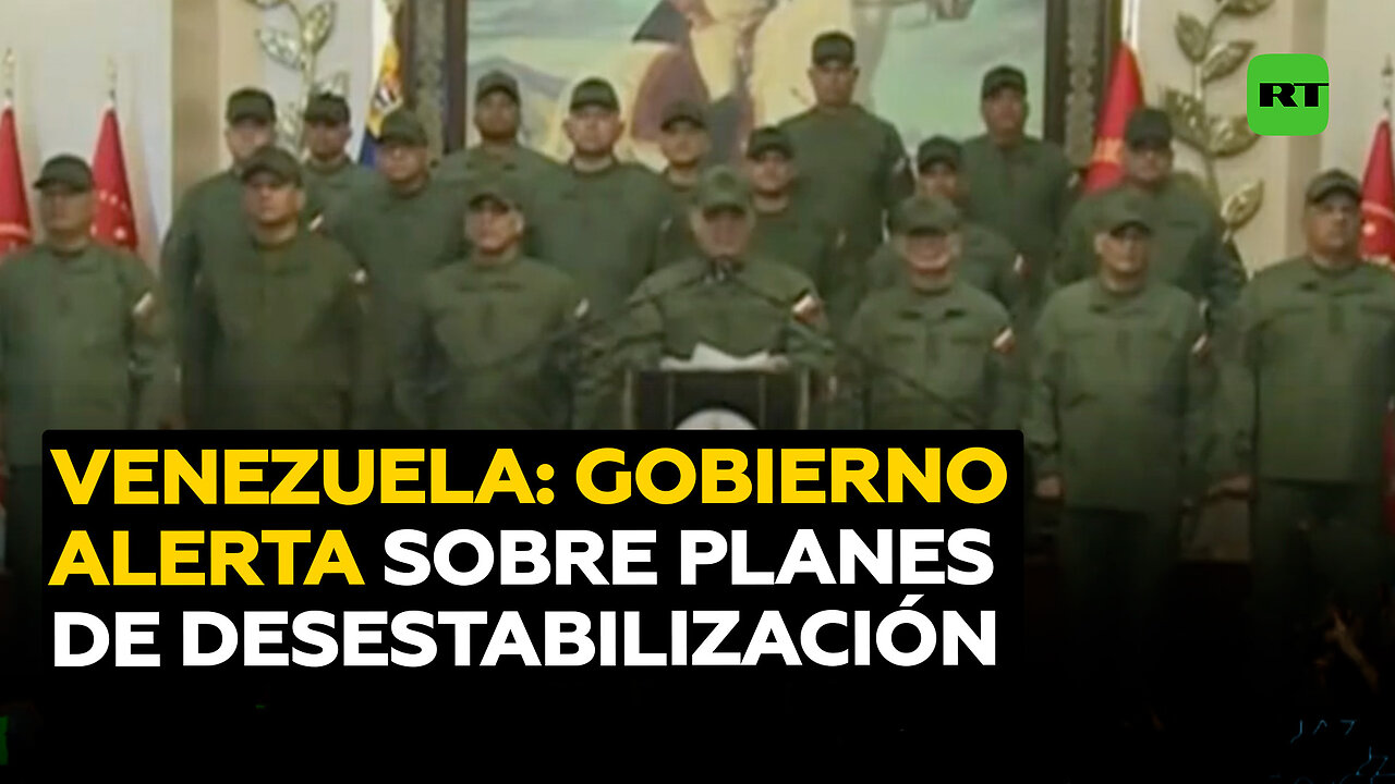 El Gobierno de Venezuela denuncia planes de desestabilización