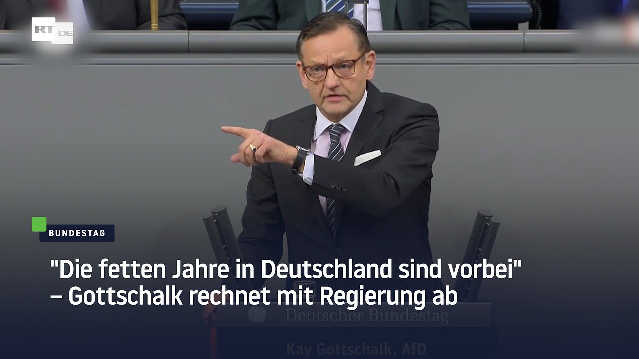 "Die fetten Jahre in Deutschland sind vorbei" – Gottschalk rechnet mit Regierung ab