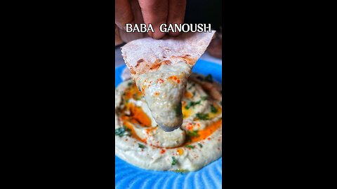 Easy Baba Ganoush Recipe | Lebanese Eggplant Dip Recipe | Brinjal Side Dish | Kitchenstagram