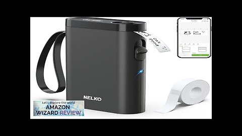 Nelko Label Maker Machine with Tape P21 Portable Bluetooth Label Printer Wireless Review