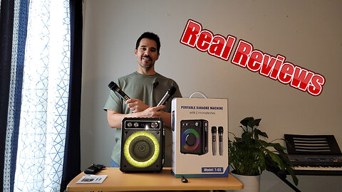 The Bonaok Karaoke Machine T-03 Unboxing and Real Review