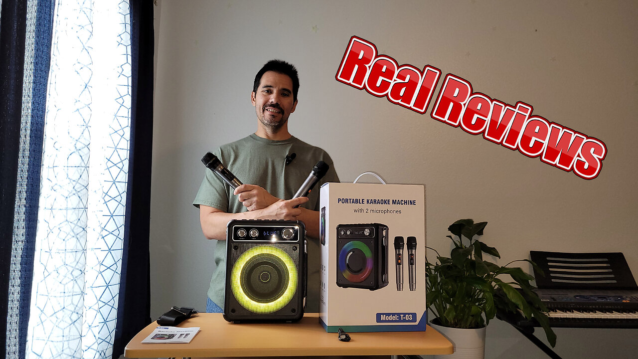 The Bonaok Karaoke Machine T-03 Unboxing and Real Review