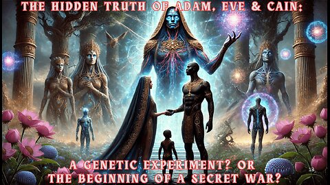 The Hidden Truth of Adam & Eve: A Genetic Experiment? or The Beginning of a Secret War?