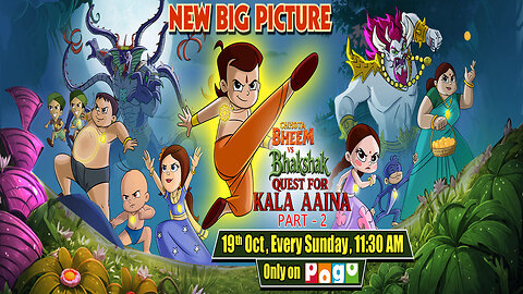 Chhota Bheem vs Bhakshak Quest for Kala Aaina Part 02 | King Shahapur Tv Kids | Follow Me