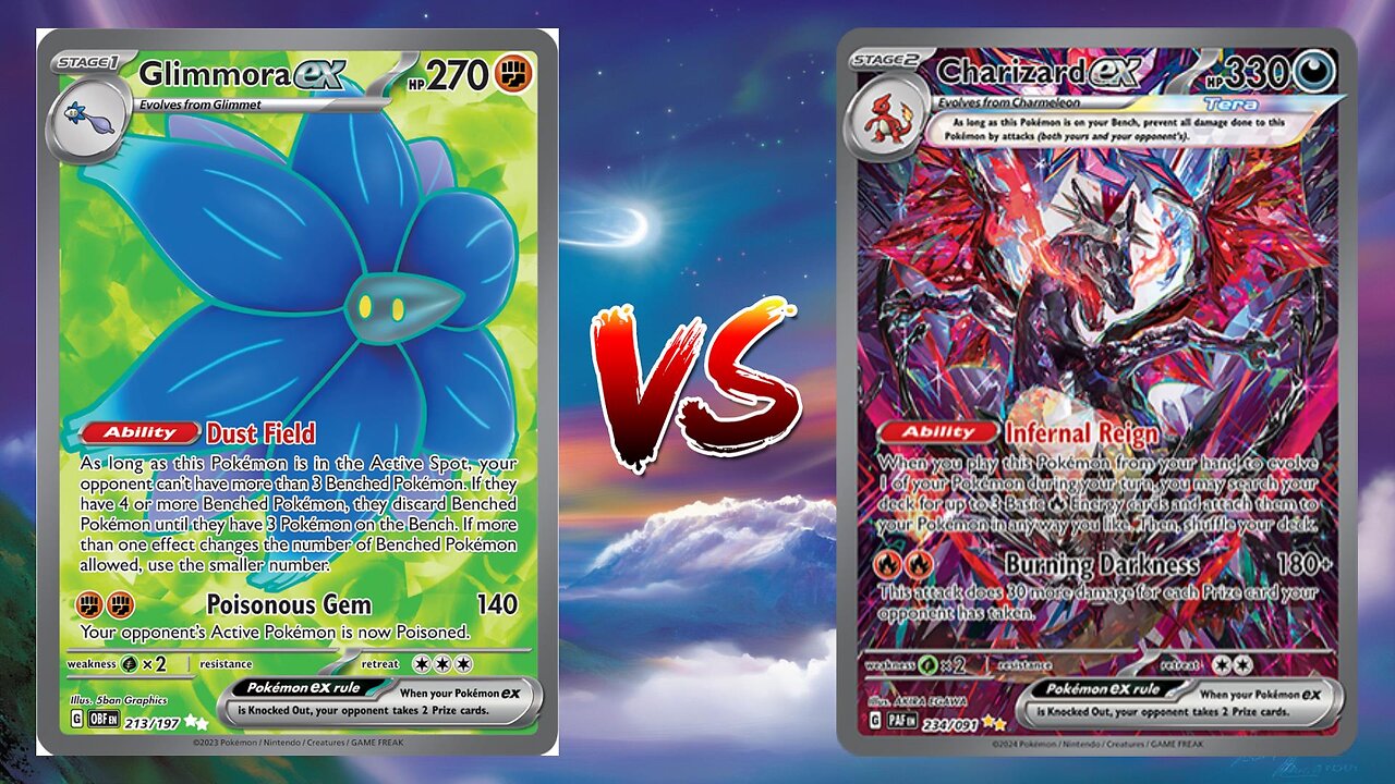 Pokemon TCG Live Glimmora EX Budew VS Charizard EX Pidgeot EX!!