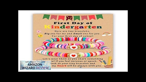 First Day of Kindergarten Bracelet Back to School Bracelet First Day Review