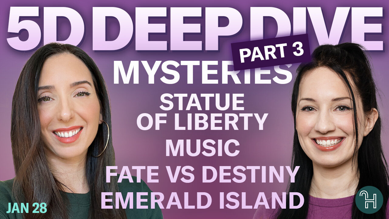 ⭐️ 5D DEEP DIVE Jan 28 • MYSTERIES Pt 3: Statue of Liberty, Music, Fate vs Destiny & more!