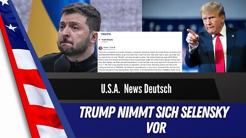 Präsident Trump nennt Selenskyi öffentlich einen "Diktator".