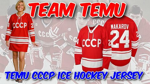 Temu CCCP Ice Hockey Jersey Review