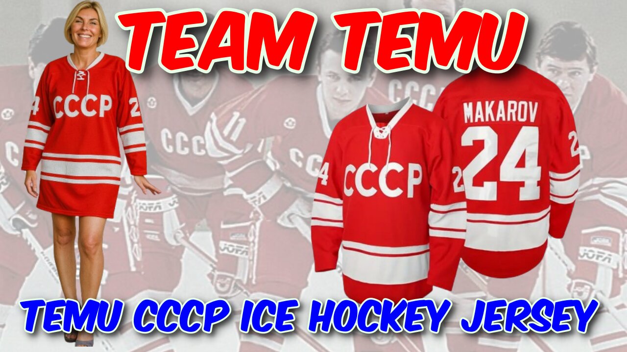 Temu CCCP Ice Hockey Jersey Review