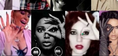 666 Mudra Hand Signal - Lucifer and Horus Plate - Celebrity Puppets (Mirror)