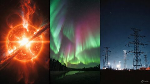 6th Seal Precursors: Solar Flares-to-Auroras-to-Blackouts