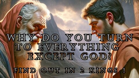 Why Do You Turn To Everything Except God?