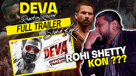 Deva ( Official Trailer ) REACTION/REVIEW | Shahid Kapoor | Pooja Hegde | Pakistani Reacts