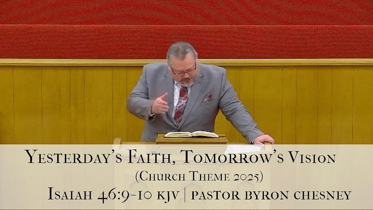 Yesterday's Faith, Tomorrow's Vision (Church Theme 2025)