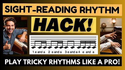 ⏱️ Sight-Reading Rhythm HACK! Play Tricky Rhythms in SECONDS! 🎶