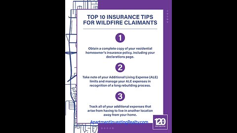 Top 10 Insurance Tips for L.A. Fires Victims