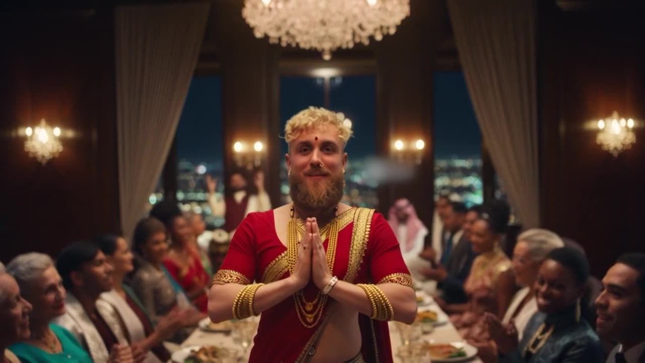 Jake Paul 'Happy Thanksgiving' message Bollywood Style