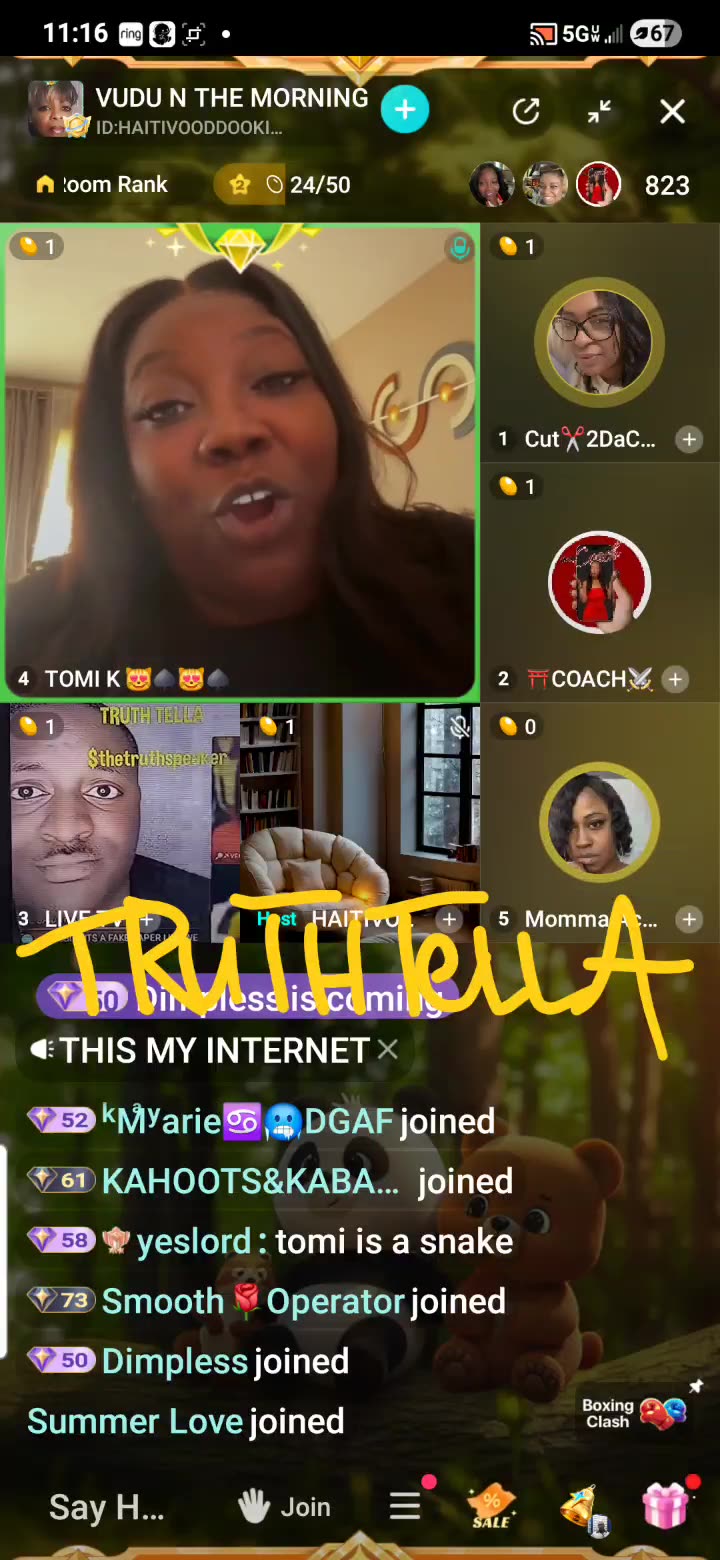 QUEEN TOMIKAY VS. MOMMA ACE & OTHERS ON HAITIVOODOOKING PANEL