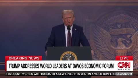 Trump To WEF: "I'm Pleased To Report That America Is A Free Nation Once Again"