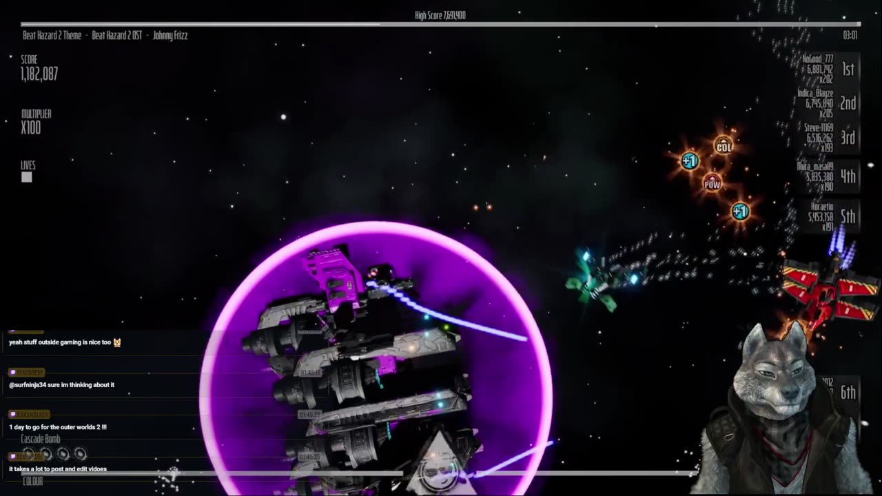 Stream 327: Playing Beat Hazard Arcade