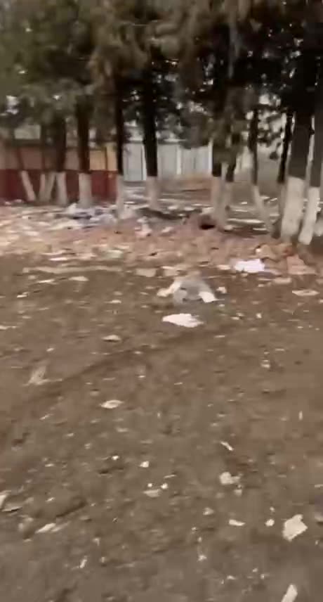 Yesterday, Putin Denazified the Court House, Apartments and School(Korenevo, Kursk)