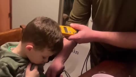 This dad found an easy way to make his son eat broccoli.