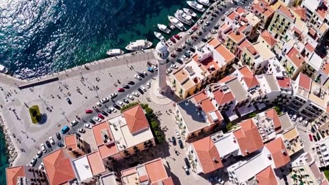 Santorini, Greece 🇬🇷 in 4K ULTRA HD 60FPS Video by Drone _ Scenic Relaxation Film with Calming Music