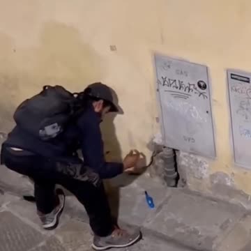 The fake asylum seeker with the lighter near the gas pipes in Florence wants...