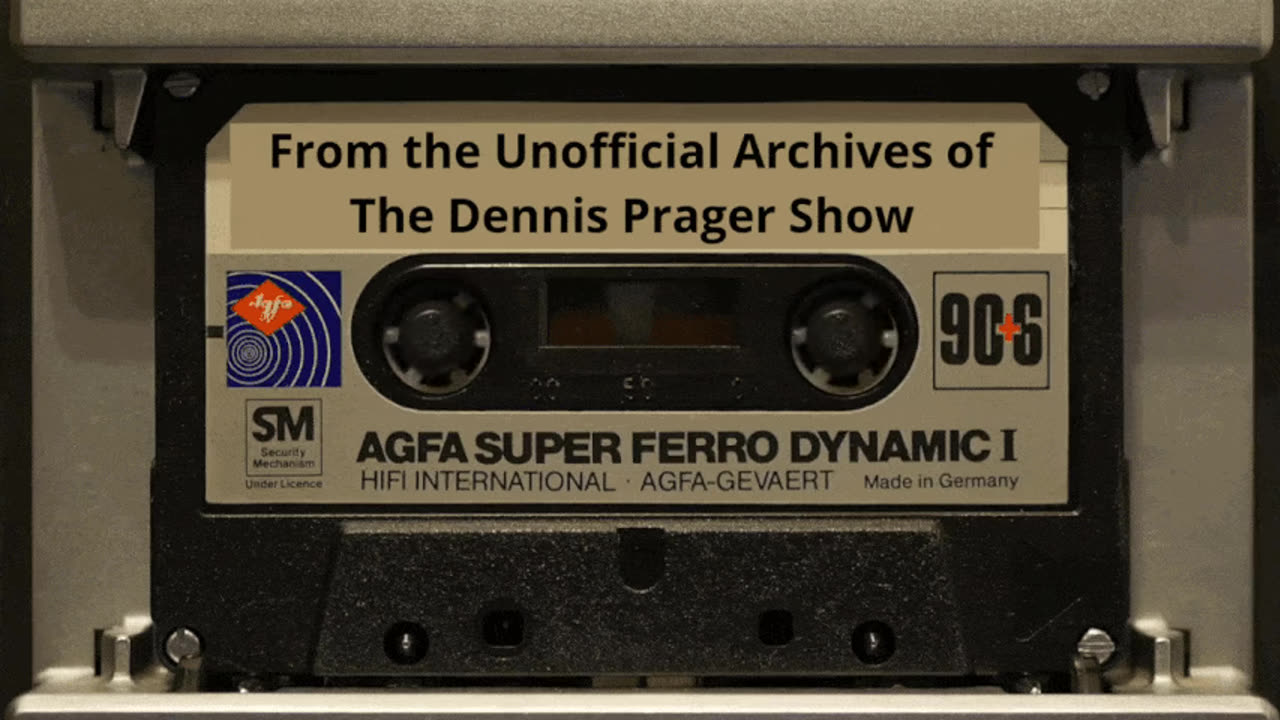 Dennis Prager discusses Race - August 27-31, 1992