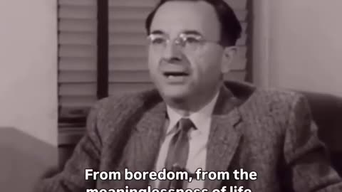 Erich Fromm on Mental Health & Society 1960