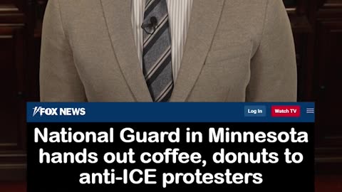Minnesota National Guard Deployed… to Hand Out Donuts to Protesters