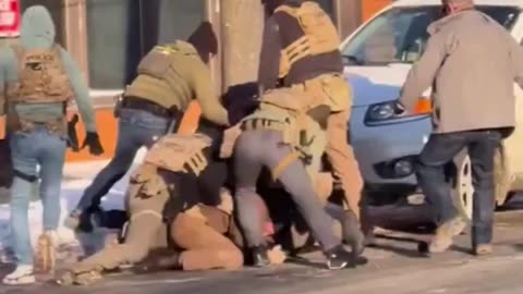 Chaotic ICE shooting