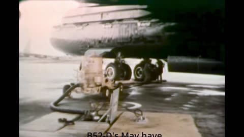 B52-D Bomber Step Back In Time Thailand Late 60's Loading, Pre-flight Checklist, Taxi, Takeoff