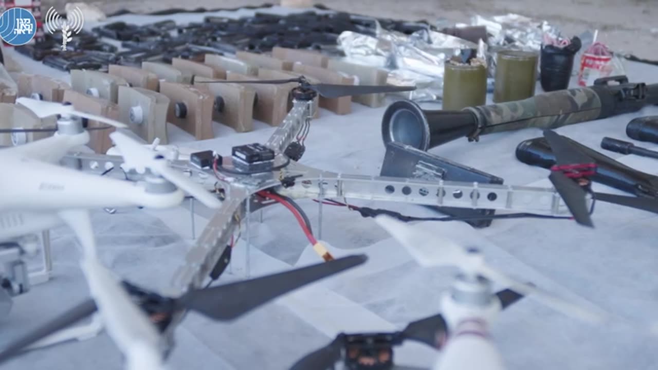 Israelis Show Massive Shipment of Intercepted Iranian Arms Flown into Lebanon by Drones