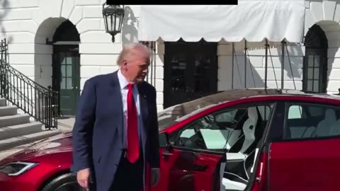 Elon Musk gets a car sale on the White House lawn while Americans' 401(k)s tank.