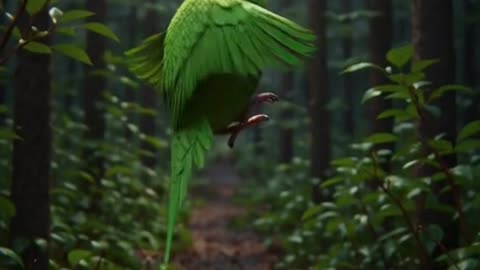 जंगल का बहादुर तोता